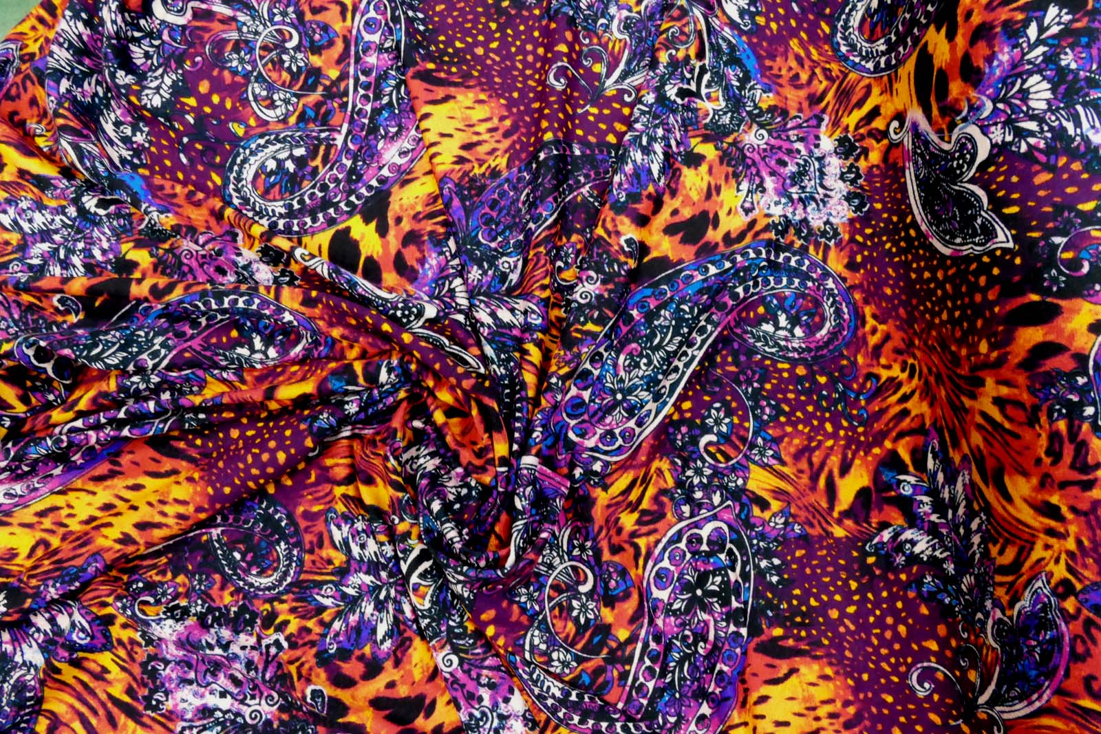 Viskose Jersey  Paisley 