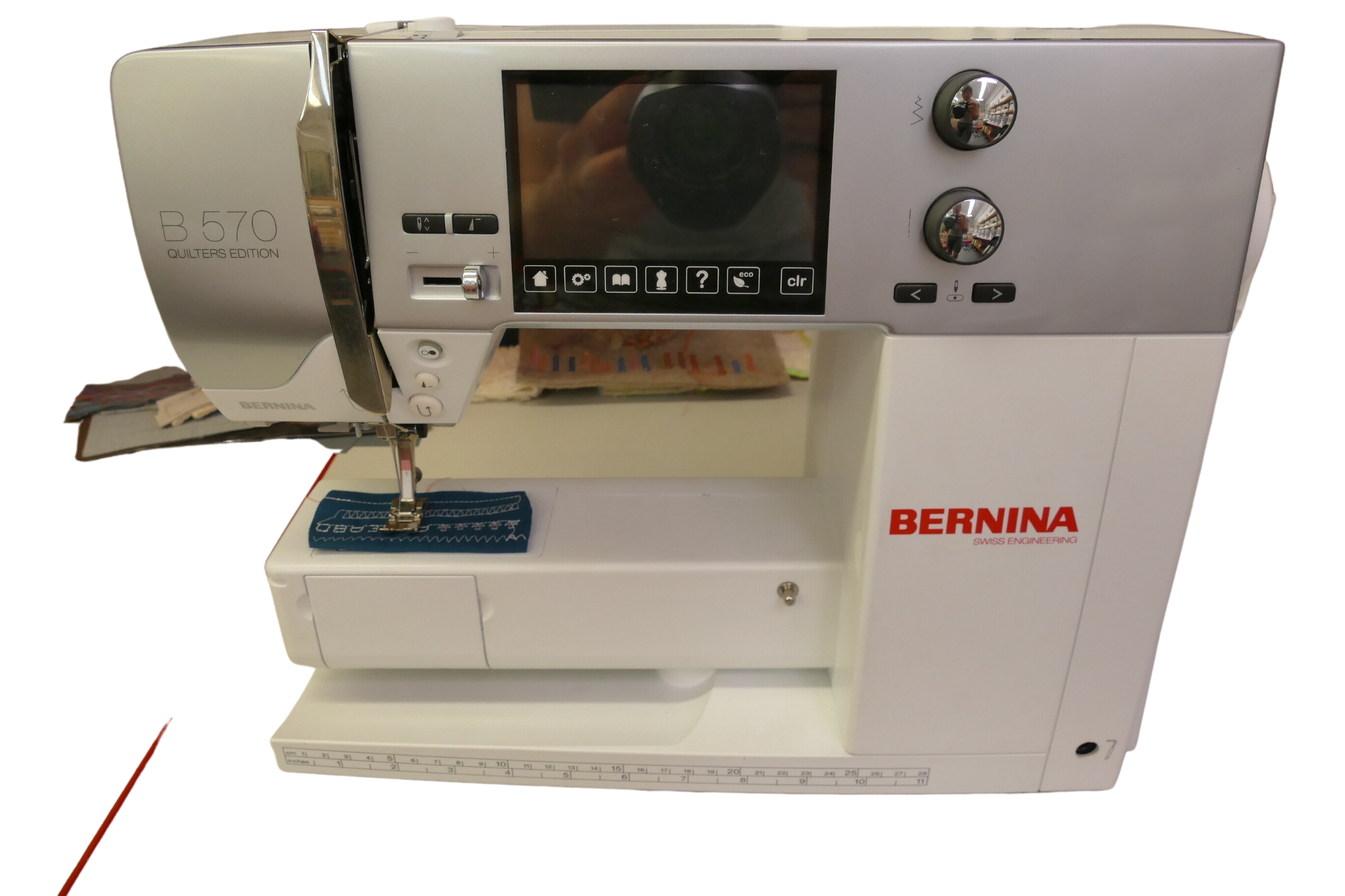 Bernina B570QE Vorgängermodell, gebraucht, incl. Stickmodul und BSR Fuß