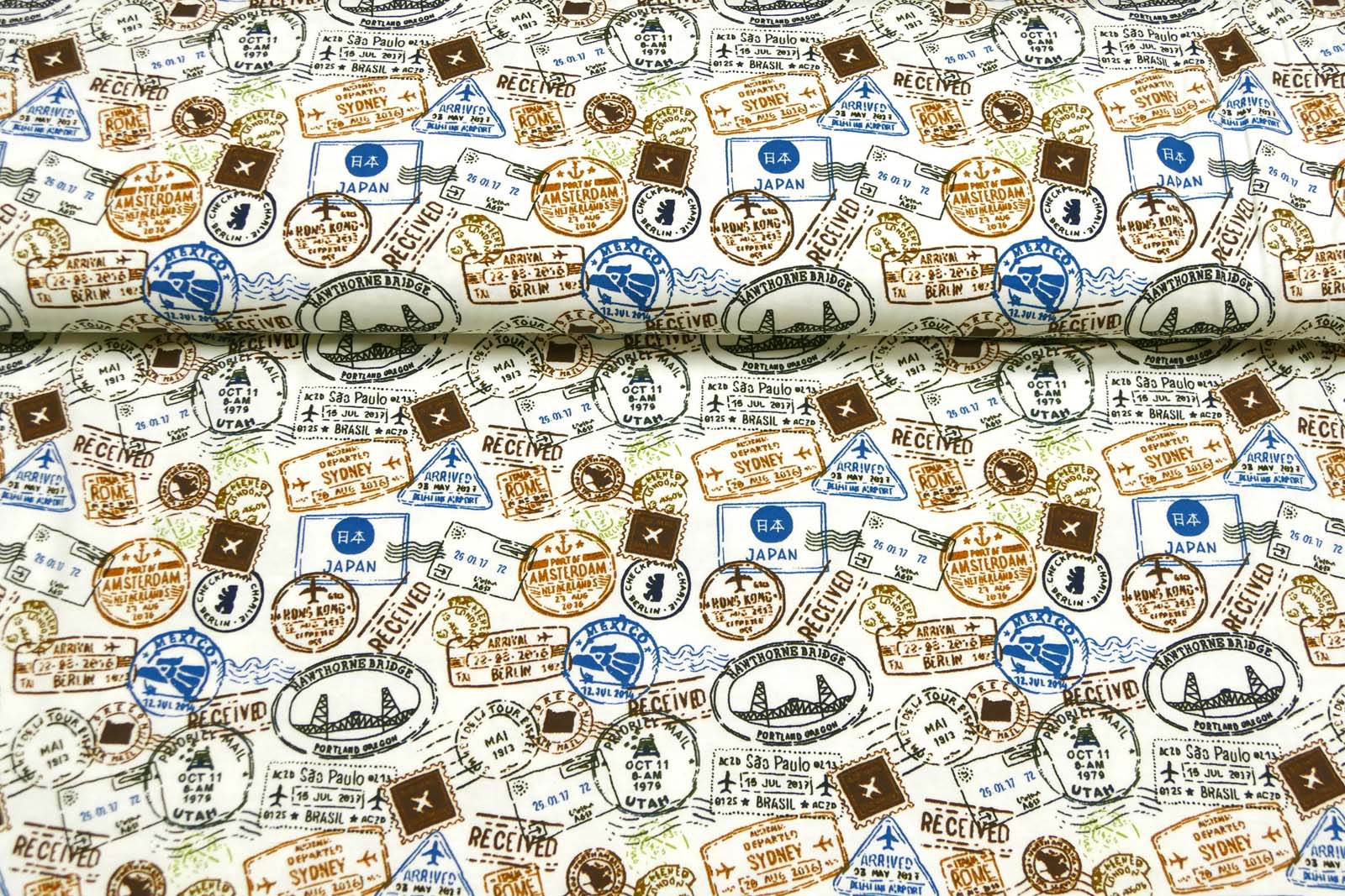Baumwoll Jersey Stamps 657