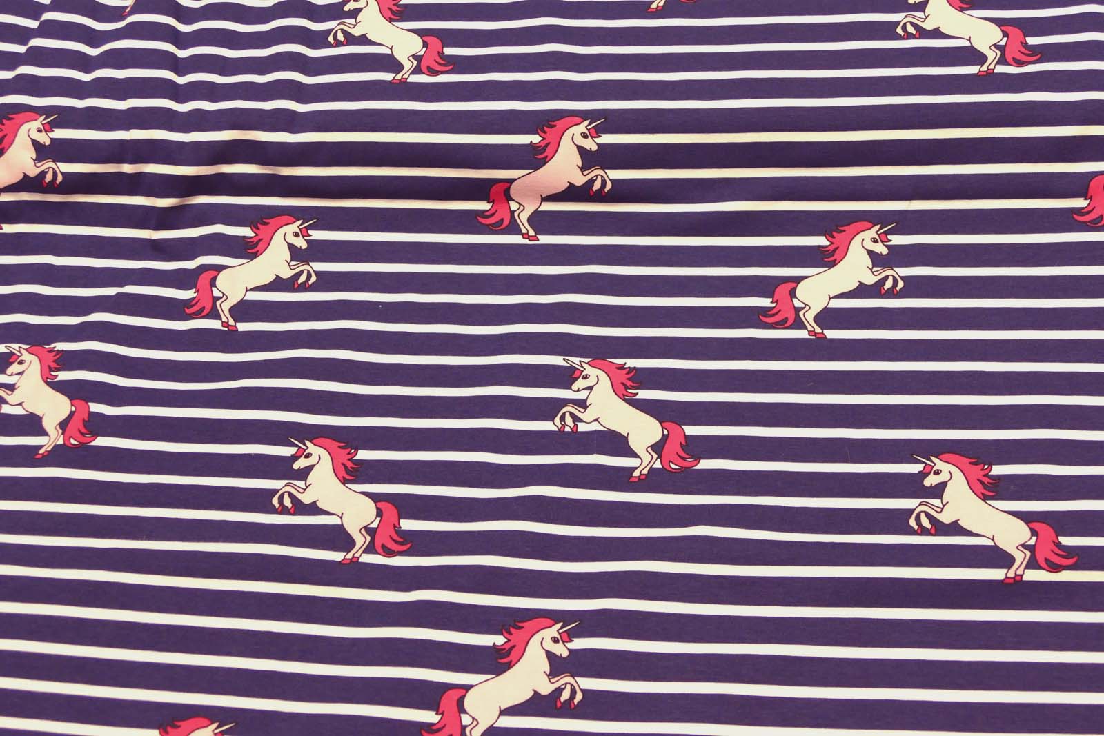 Baumwoll Jersey 654 Einhorn