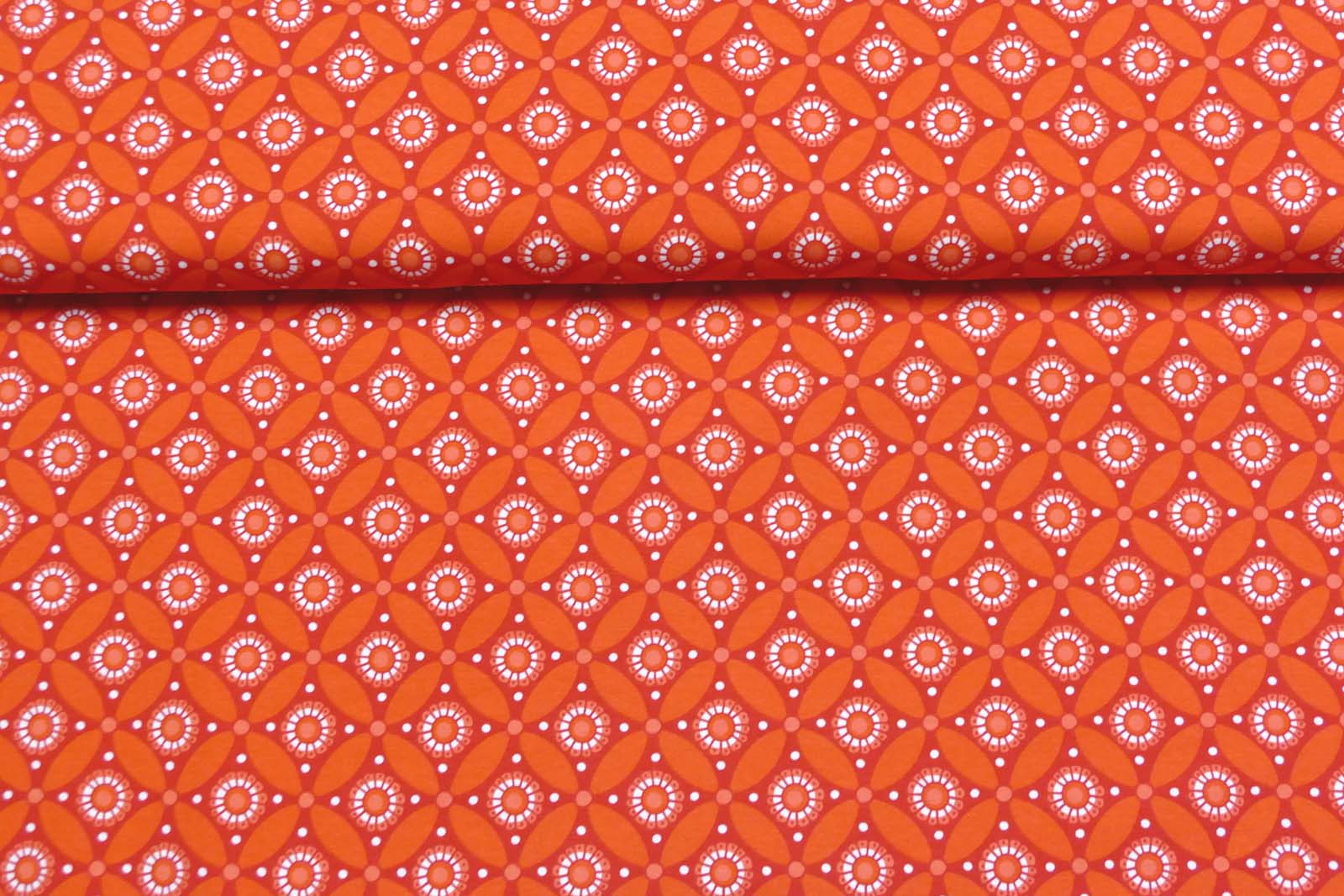 Baumwoll Jersey  rotorange 635