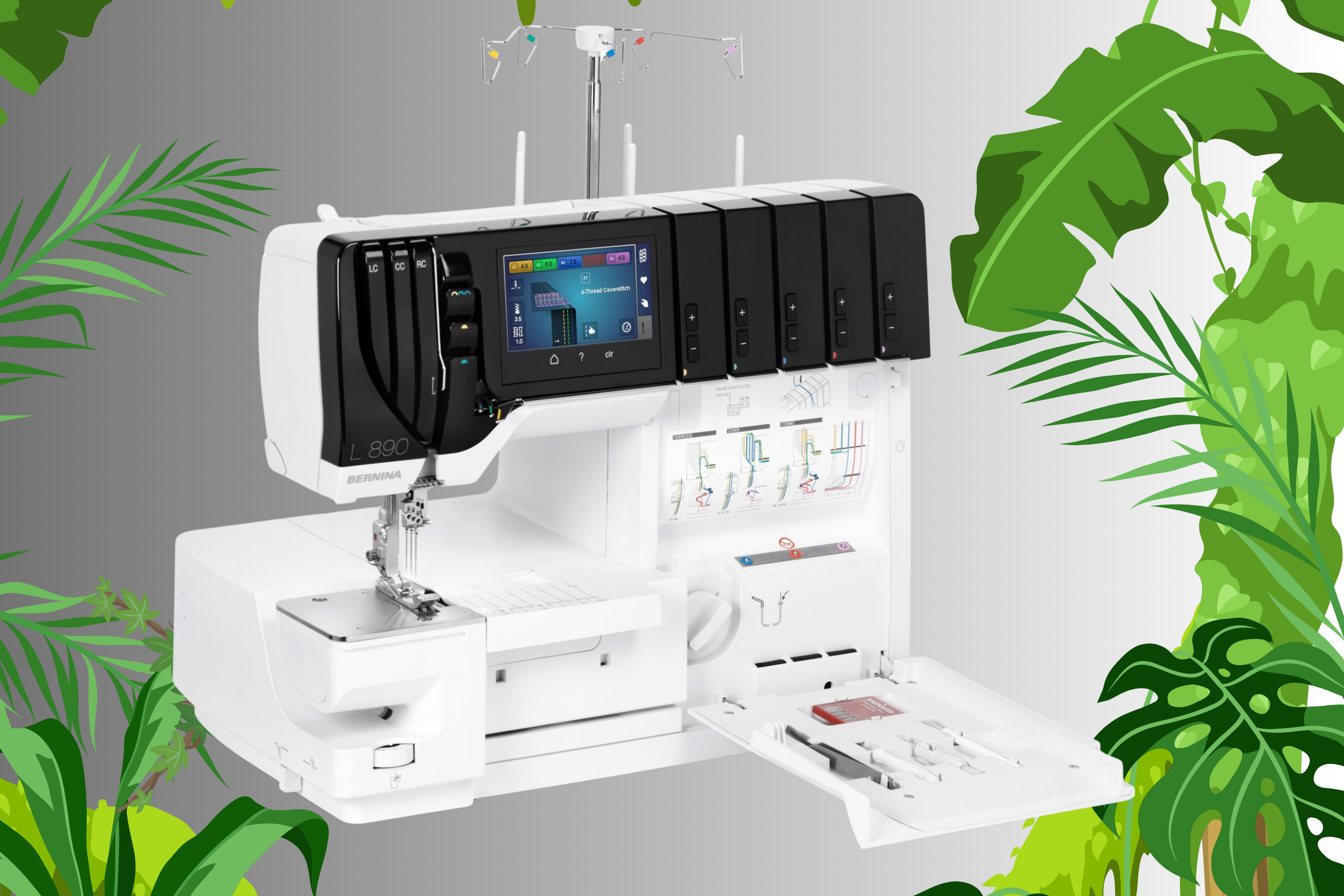 Bernina L890  Overlock/ Coverlock