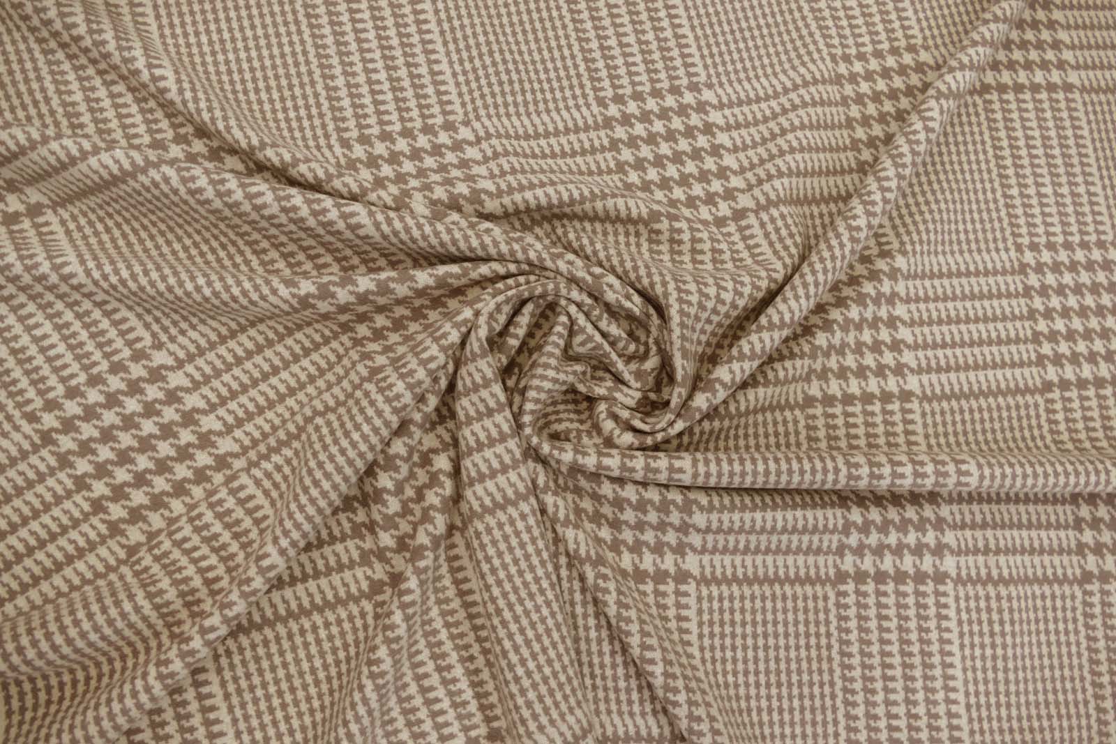 Romanit Jersey  Karo Taupe 645