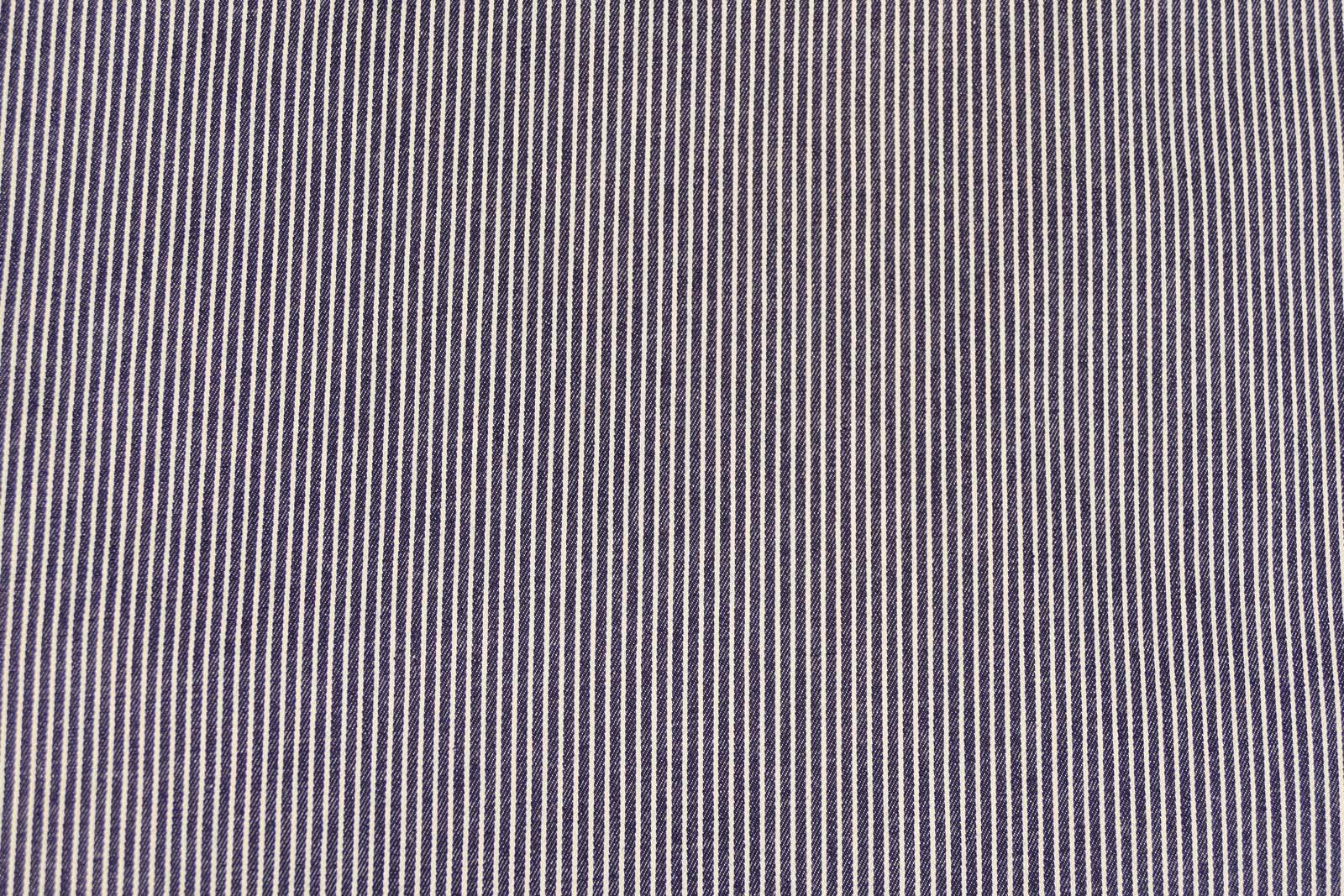 Jeansstretch Streifen dunkelblau weiß 518