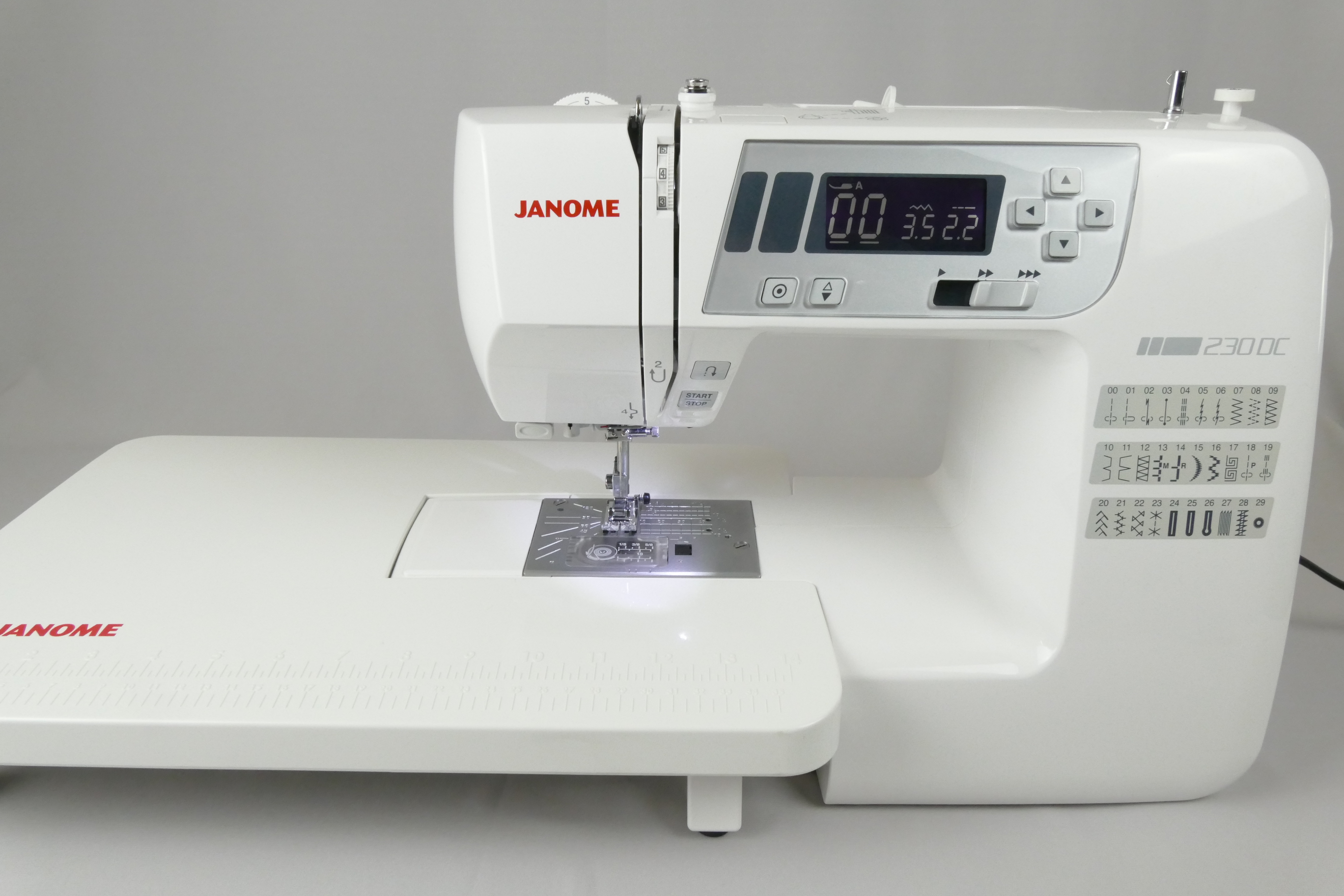 Janome 230DC, incl. Videokurs, incl. Starterset