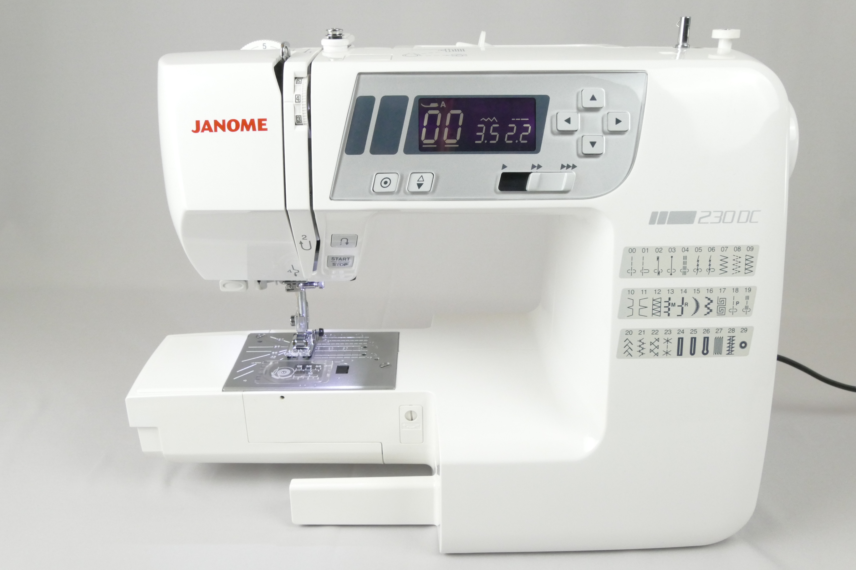 Janome 230DC, incl. Videokurs, incl. Starterset