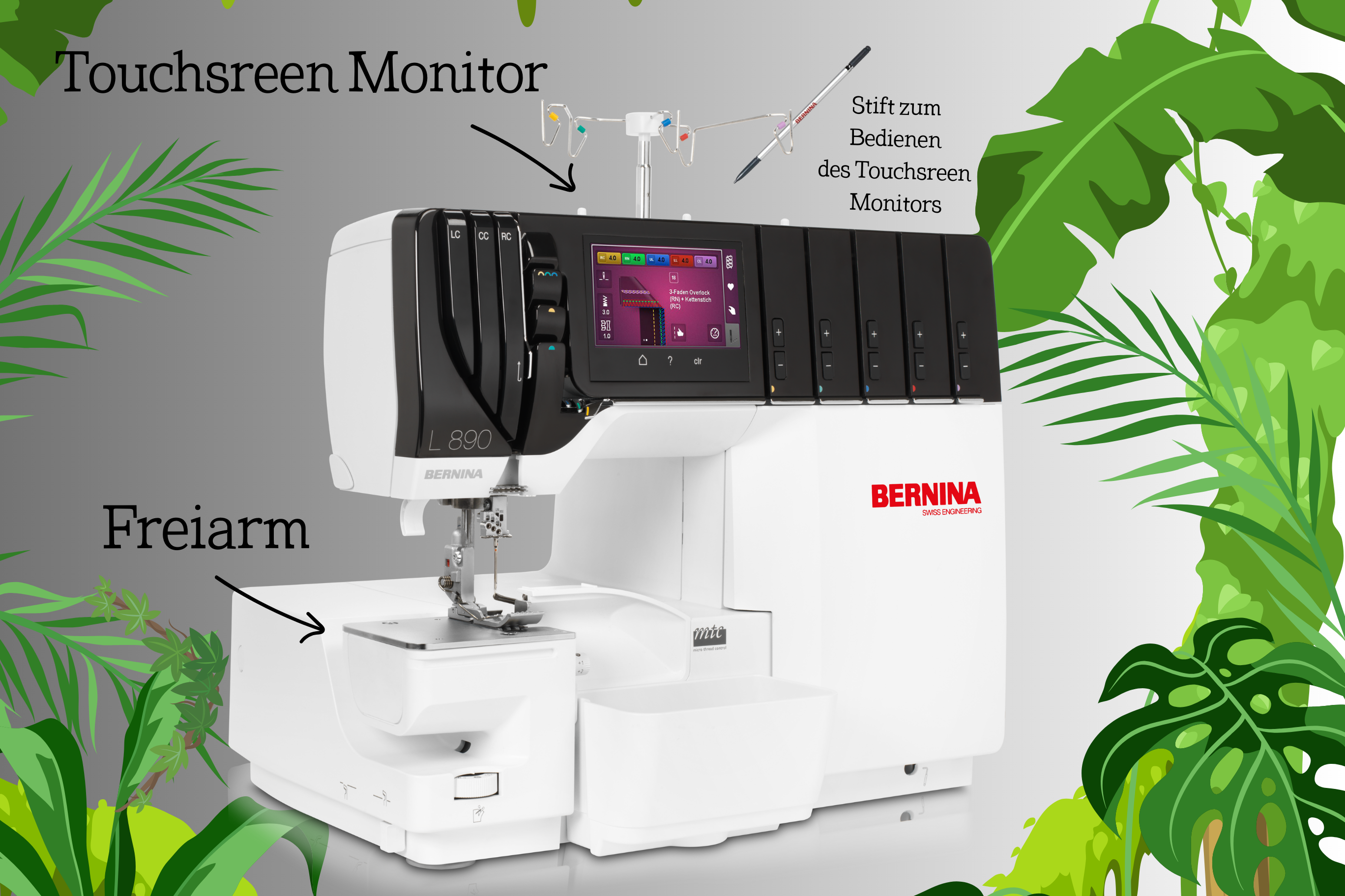 Bernina L890  Overlock/ Coverlock