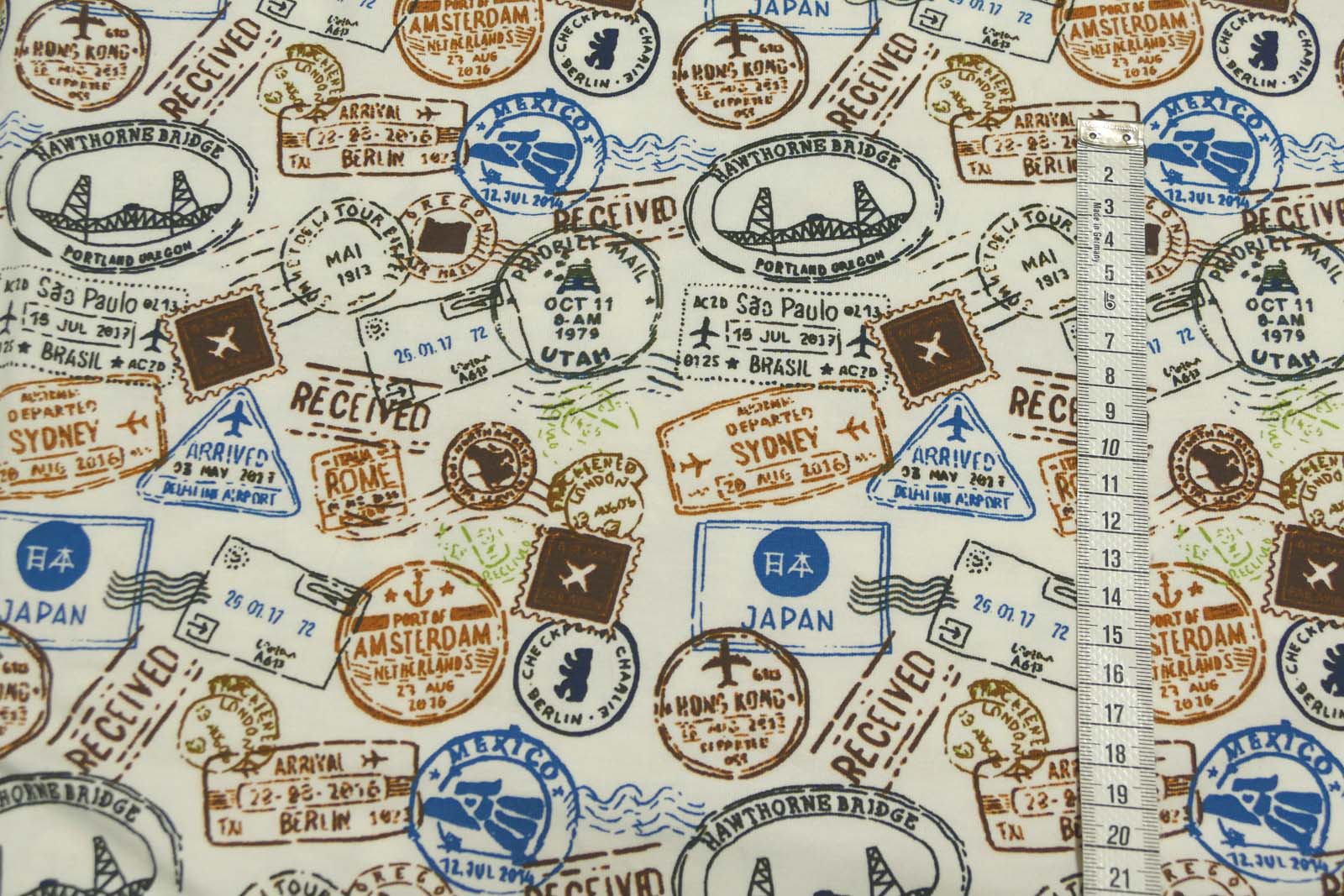 Baumwoll Jersey Stamps 657